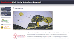 Desktop Screenshot of fondazionebernardi.it
